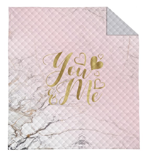 Tagesdecke aus 100% Polyester - You & Me -