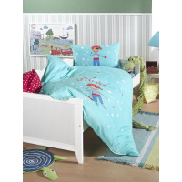 Renforce Baby-Bettwäsche aus 100% Baumwolle - Pirat 100 x 135 cm