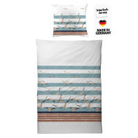 Interlock-Jersey Bettwäsche aus 100% Baumwolle – Blumen Bunt
