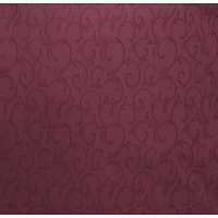 Damast Bettwäsche aus 100% Baumwolle - Ornamente Modern Bordeaux 155 x 220 cm