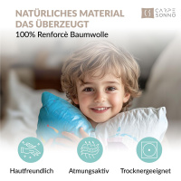 Leuchtende Kinder-Bettwäsche mit Spieleseite, 100% Baumwolle - KICK IT - 135x200 cm