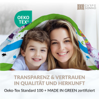 Leuchtende Kinder-Bettwäsche mit Spieleseite, 100% Baumwolle - KICK IT - 135x200 cm