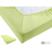 Jersey Spannbettlaken 100x200 cm aus 100% Baumwolle – Apfelgrün