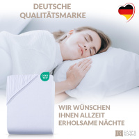 Jersey Spannbettlaken 200x200 cm aus 100% Baumwolle – Mint