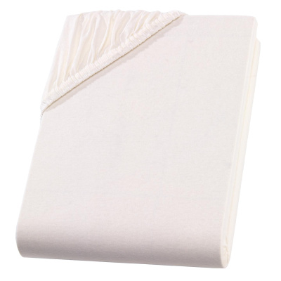 Jersey Spannbettlaken 180x200 cm aus 100% Baumwolle – Natur