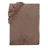 Cashmere Touch Spannbettlaken aus 100% Polyester 100 x 200 cm Nougat