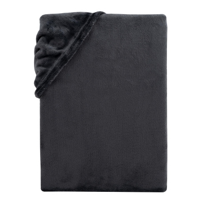 Cashmere Touch Spannbettlaken aus 100% Polyester 140 x 200 cm Anthrazit