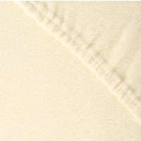 Winter Spannbettlaken aus 80% Baumwolle, 20% Polyester 180 x 200 cm Natur