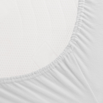 Winter Spannbettlaken aus 100% Polyester 160 x 200 cm Weiß