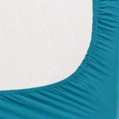 Winter Boxspring Spannbettlaken 180-200 x 200-220 cm aus 100% Polyester Petrol
