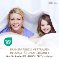 Winter Boxspring Spannbettlaken 180-200 x 200-220 cm aus 100% Polyester Petrol