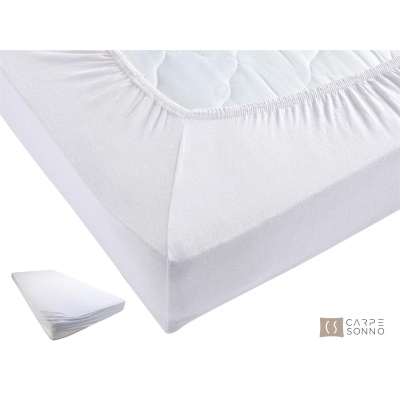 Heavy Jersey Spannbettlaken aus 100% Baumwolle Weiß 140 x 200 cm