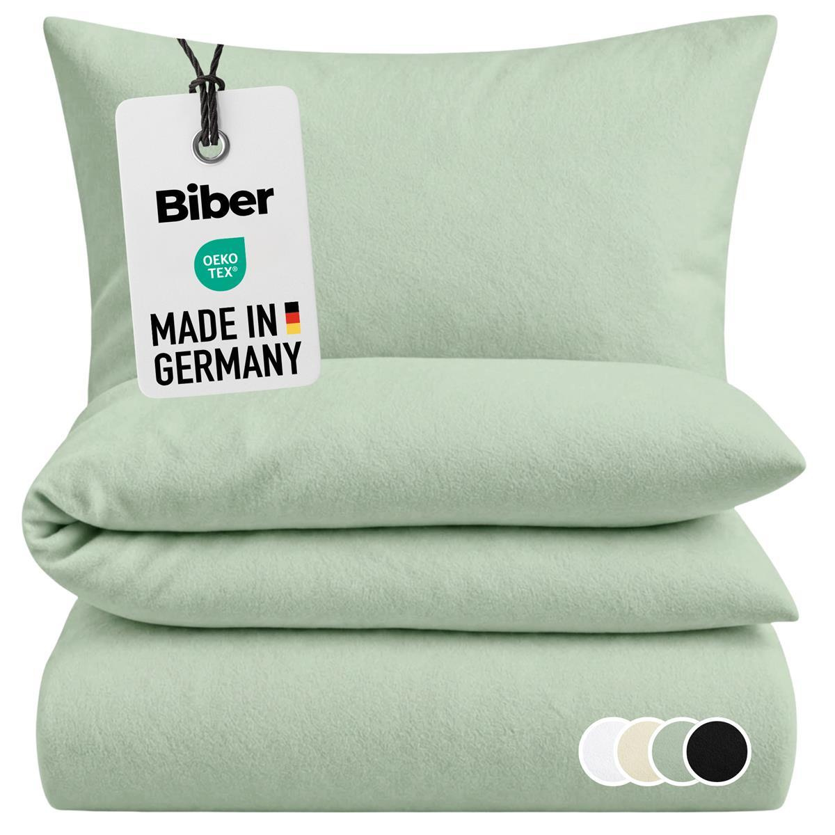 Biber Bettwäsche aus 100% Baumwolle –...