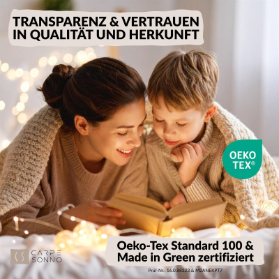 Biber Bettwäsche 135x200 cm aus 100% Baumwolle – Beige Uni