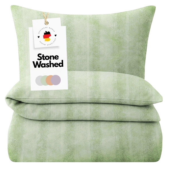 Renforce Bettwäsche Stone Washed