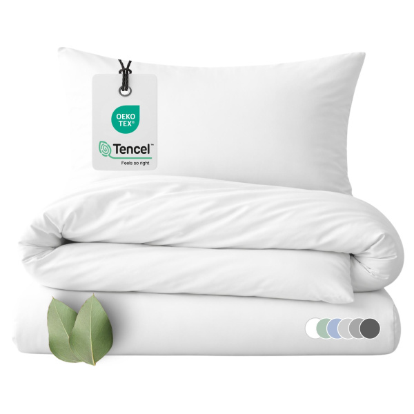TENCEL™ Lyocell Bettwäsche 135x200 cm aus 100% Lyocell – Einfarbig