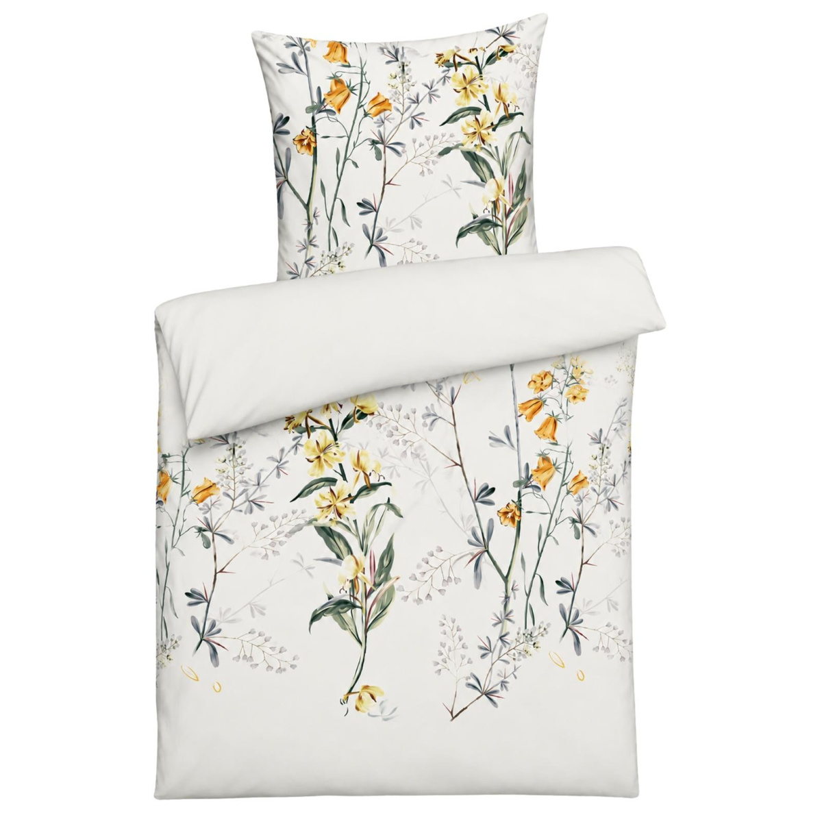 Mako-Satin Bettwäsche aus 100% Baumwolle –...