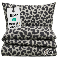 Biber Bettwäsche aus 100% Baumwolle – Leopardenmuster Melange