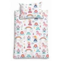 Biber Kinderbettwäsche 135x200 cm aus 100% Baumwolle – Prinzessin