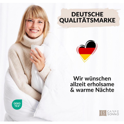 Winter Polycotton Bettwäsche aus 69% Baumwolle, 31% Polyester 135x200 cm Kariert Blau Grau