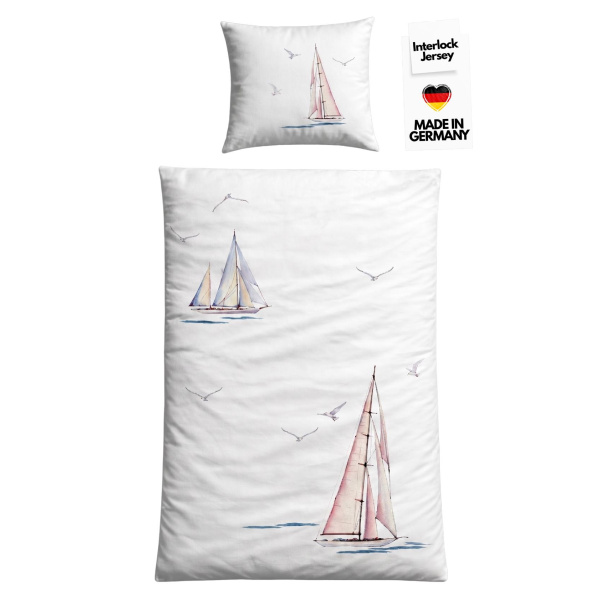 Interlock-Jersey Bettwäsche 135x200 cm aus 100% Baumwolle – Tiger
