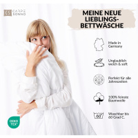 Interlock-Jersey Bettwäsche 135x200 cm aus 100% Baumwolle – Tiger