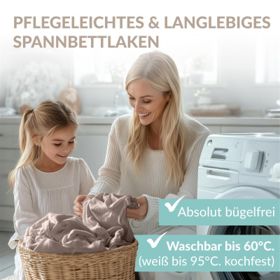 Fein-Jersey Bettlaken 180x200 - 200x200 cm aus 100% Baumwolle – Basalt