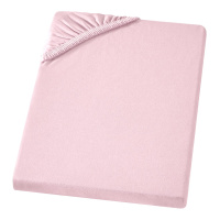 Fein-Jersey Bettlaken 180x200 - 200x200 cm aus 100% Baumwolle – Rosa