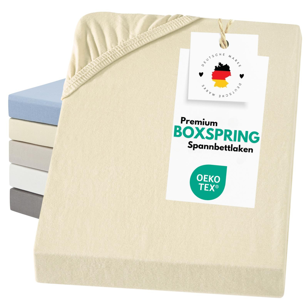 Jersey Spannbettlaken Boxspringbett 180x200 - 200x200 cm...