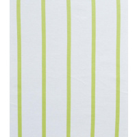 Mako Satin Wendebettwäsche Streifen Melange Grün aus 100% Baumwolle