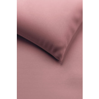 Interlock-Jersey Bettwäsche 135x200 cm aus 100% Baumwolle – Rosenholz Uni