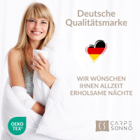 Damast Bettwäsche "Basic" aus 100% Baumwolle - Silber Streifen 155 x 220 cm